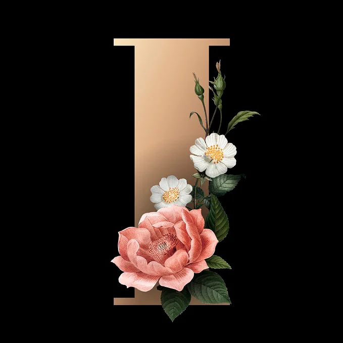 Diamond Painting - Full Round Drill - Flower Alphabet(30*30cm)