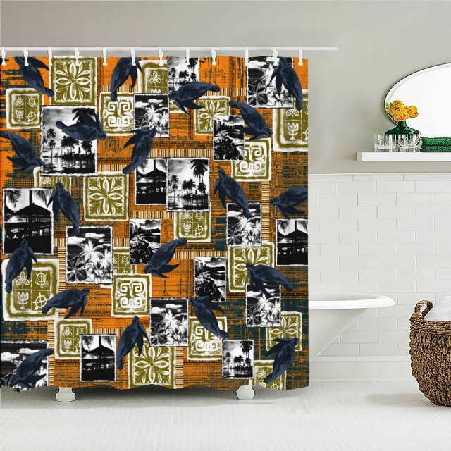

Shower Curtain – Flowers leaves-180*180cm, 501 Original