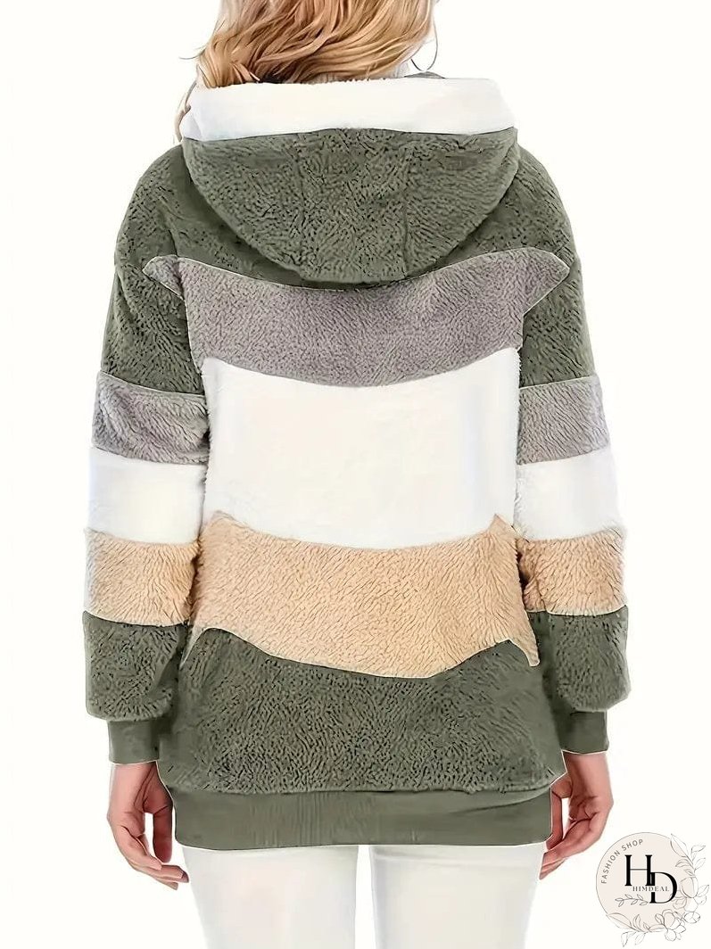 Trendy Tie-Dye Hooded Jacket