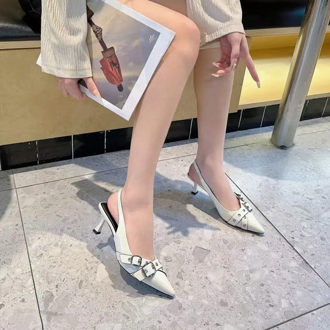 Yyvonne Bag Head Sandals Spring And Summer New High-End Light Tip Beautiful Back Empty Women's Sandals
