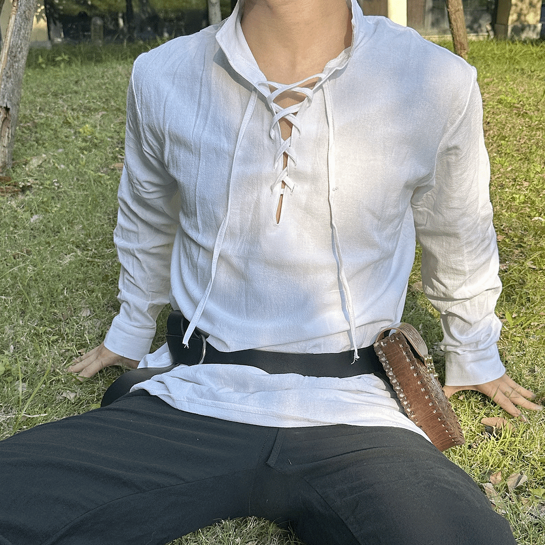 Men's Linen Viking Shirt-inspireuse