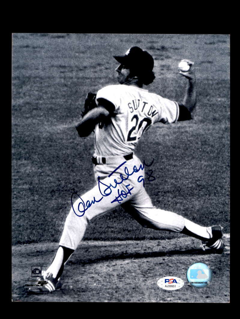 Don Sutton PSA DNA Coa Signed 8x10 Photo Poster painting Dodgers Autograph