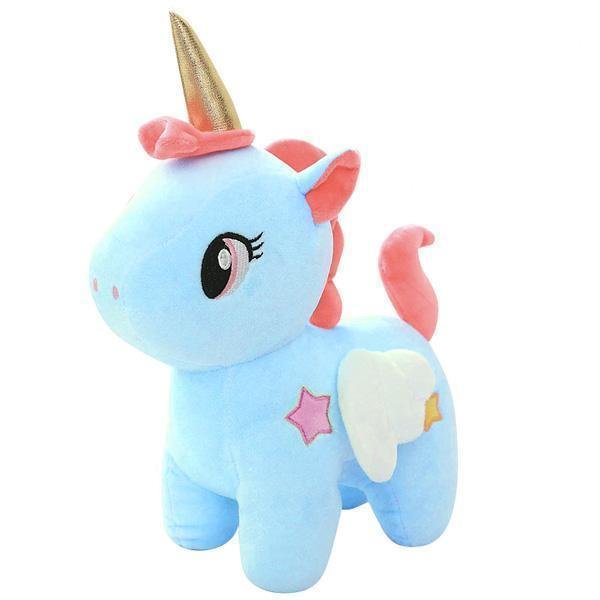 Winged Unicorn Stuffed Toy (Various Colors)