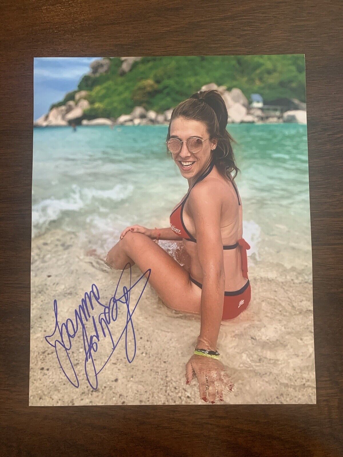 Joanna Jedrzejczyk signed 8x10 Photo Poster painting Autographed UFC Sexy Hot