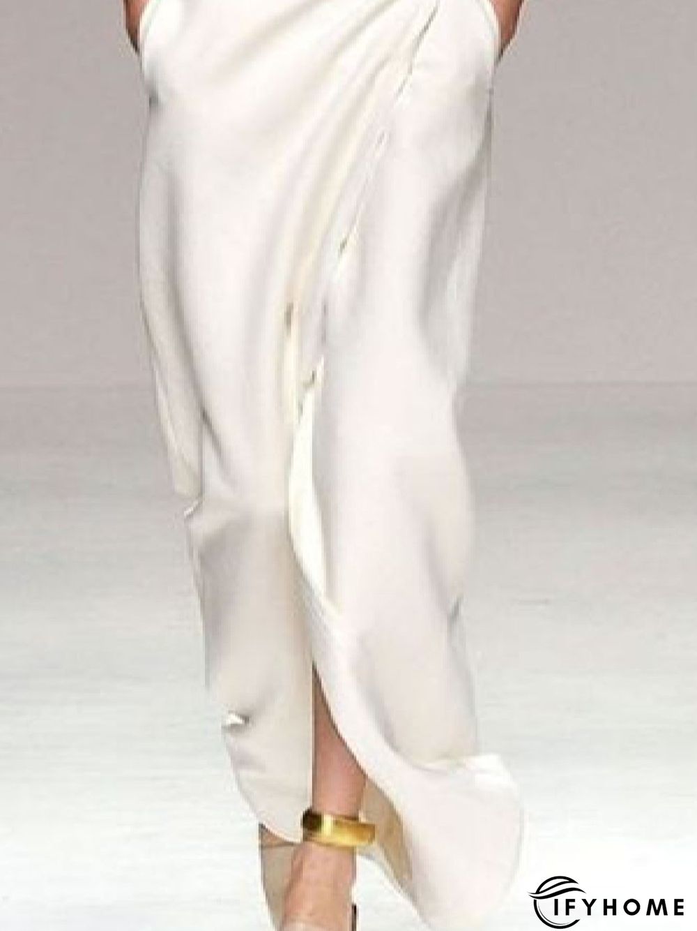 Half Sleeve Solid Vintage Weaving Dress | IFYHOME