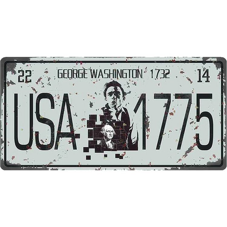 30*15cm - USA 1775 - Car License Tin Signs/Wooden Signs