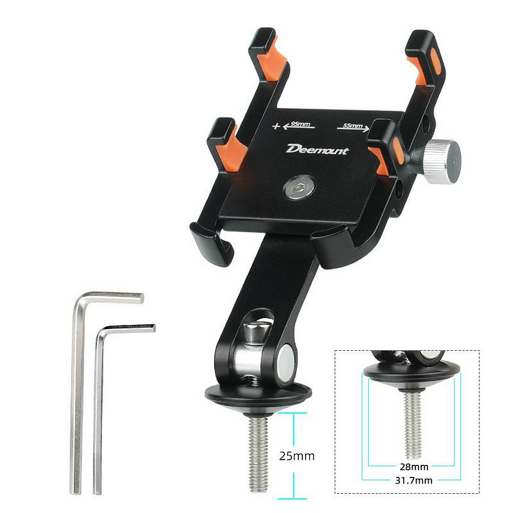 Stem-Mounted Road Bike Phone Holder