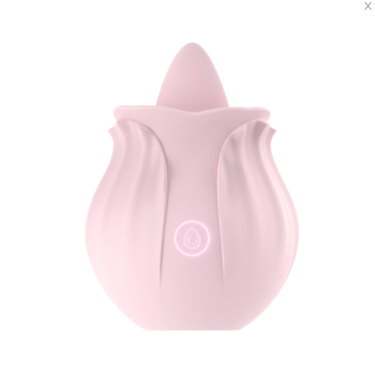 Wholesale Silica gel rose tongue toy 10 (Pink)