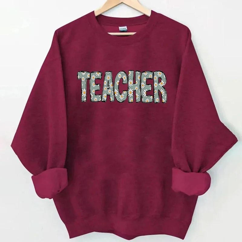 Wildflower Teacher Sweatshirt