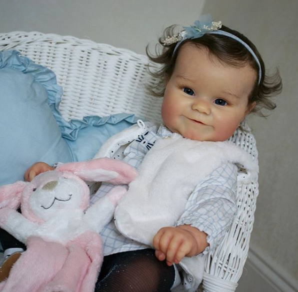 22"  Auxanne Realistisch Reborn Baby Mädchen ( mit Stimm- und Herzmodul) - RSDP-Rebornbabypuppen-Rebornbabypuppen.de®