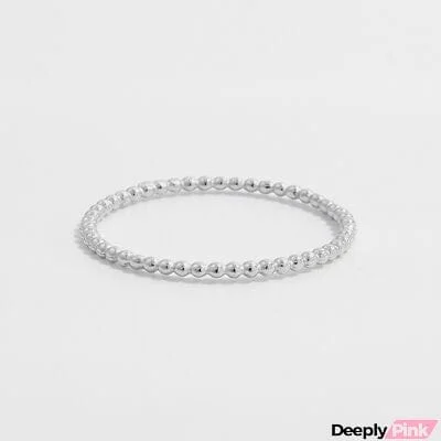 925 Sterling Silver Bead Ring