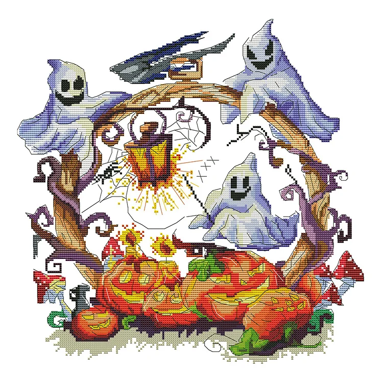 Printing 11CT Stamped Cross Stitch 46*46CM