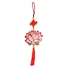 Bead Embroiderys - Counted Cross Stitch Lotus Ornament Kit for Wall Window Decorations