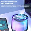 BTS02 RGB Bluetooth Speaker Portable Mini Speaker Glazed Luminous Speaker Outdoor Player