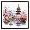 Pavilions-11CT Stamped Cross Stitch 40*40cm/15.75*15.75in tapestrymarket