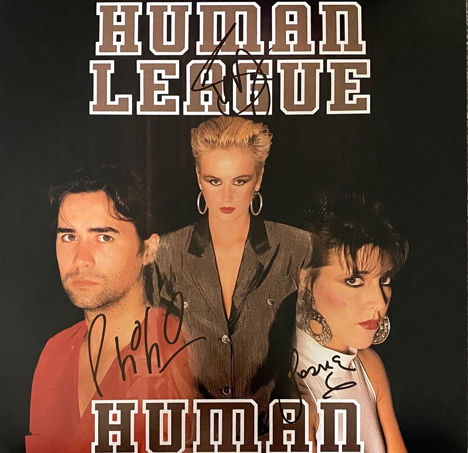 The Human League Hand Signed 12x12 Photo Poster painting - Human