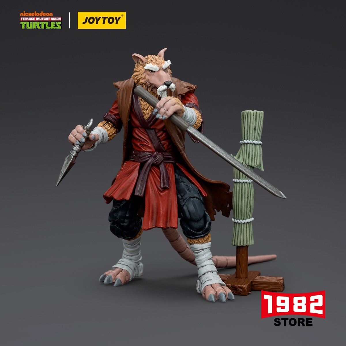 JOYTOY TMNT-Splinter 1/18 Mini Toys Soldiers' Model Action Figure Gift