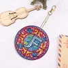 >SALE<A-Z 26 Letters Double Sided Special Shape Diamond Painting Keychain Pendant (F)