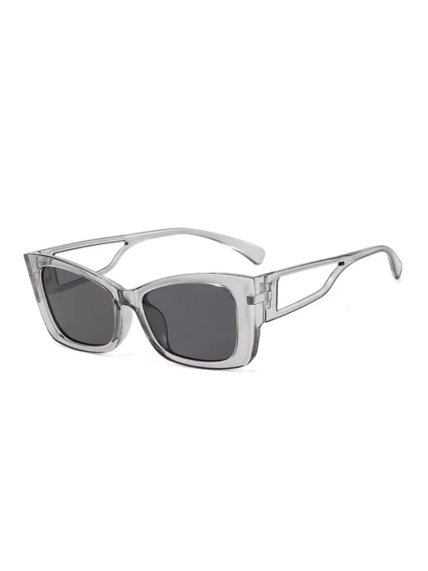 Geometric Hollow Sun-Protection Sunglasses Accessories