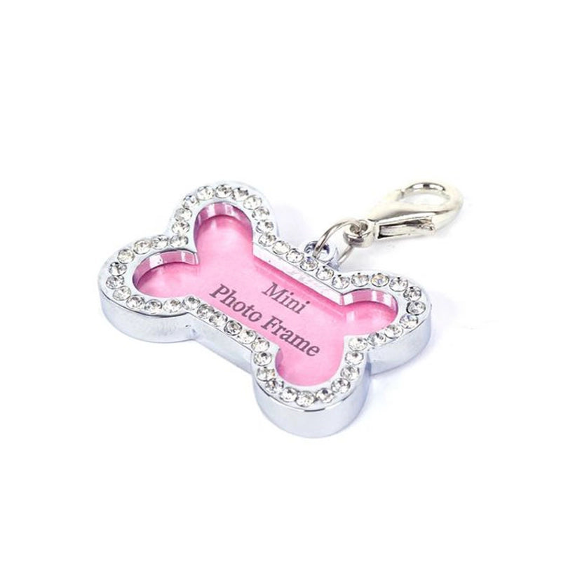 In Stock Pet ID Card Pet Jewelry Small Size Bone Diamond Pet Tag Halloween Easter Dog Tag