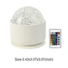 16 Colors Ocean Wave Projector Night Light with Remote & Touch Control Water Ripple Projector Light IP65 Waterproof for Bedroom Ceiling/Party/Game Rooms