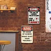 2pcs - Warning - Vintage Metal Signs(12*16Inch) - Warning