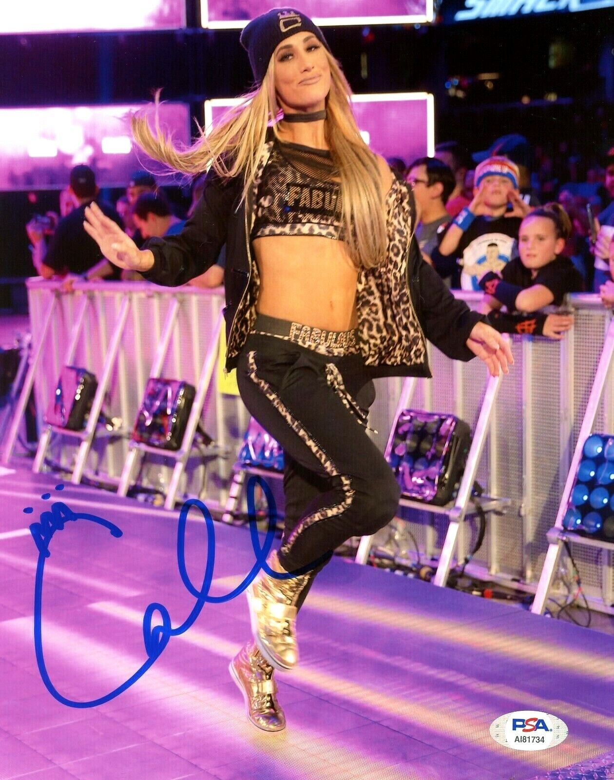 WWE CARMELLA HAND SIGNED AUTOGRAPHED 8X10 Photo Poster painting WITH PROOF AND PSA DNA COA 29