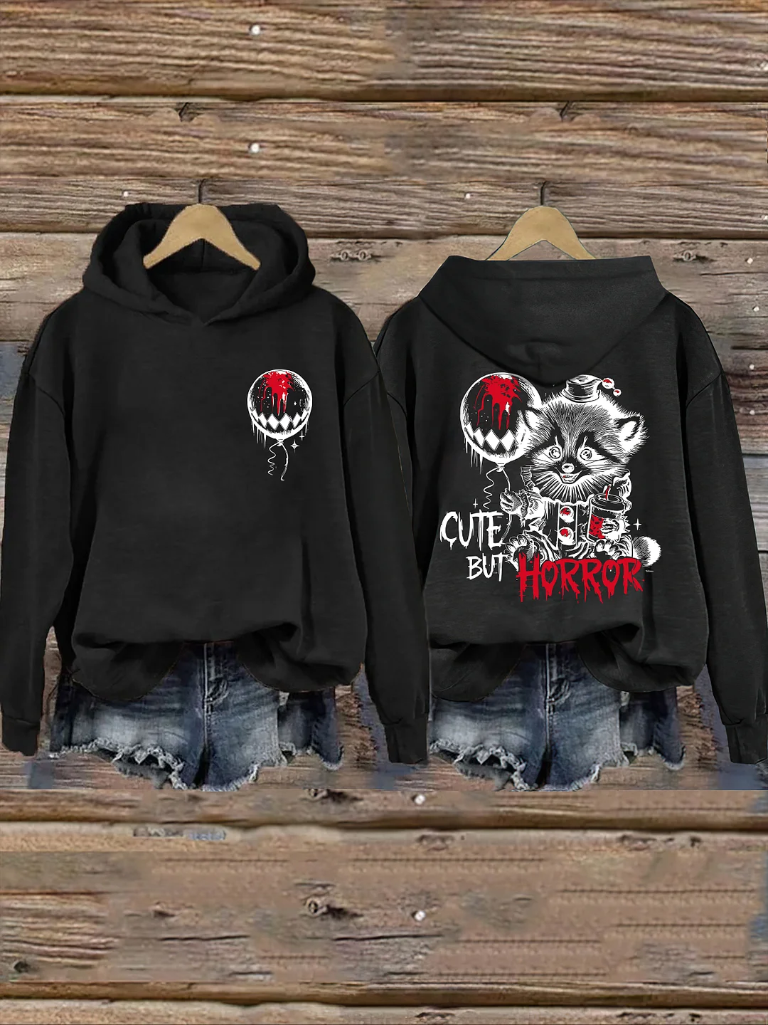 Cute But Horror Halloween Hoodie