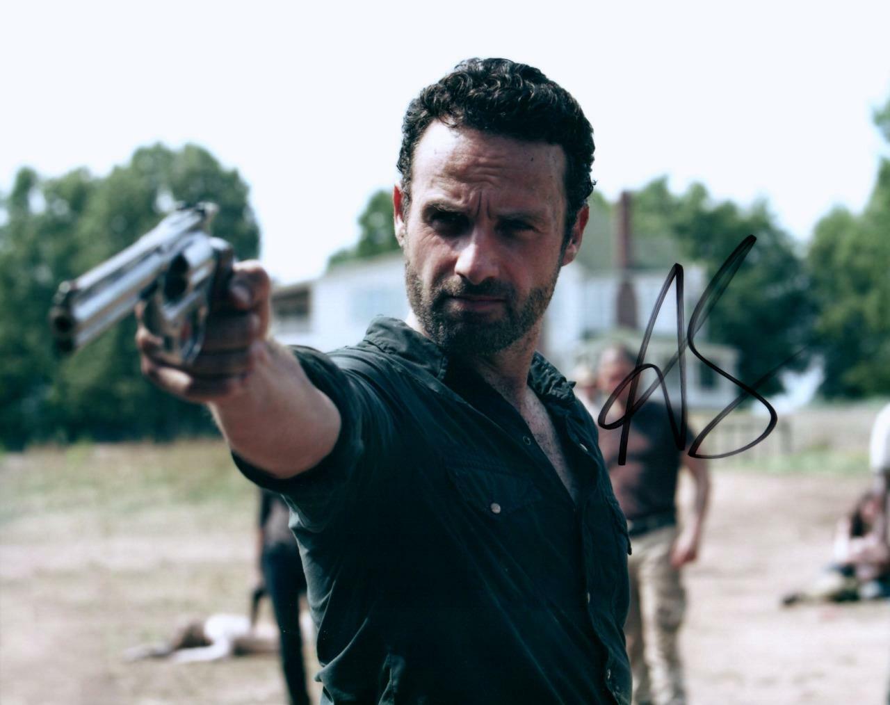 Andrew Lincoln signed 8x10 Photo Poster painting autograph Picture autographed and COA