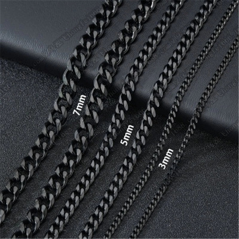 Hip-hop Geometric Titanium Steel Plating Unisex Necklace