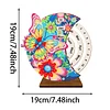 Diamond Painting Calendar Ornaments Wooden Rotating Calendar Desk Decor Kit