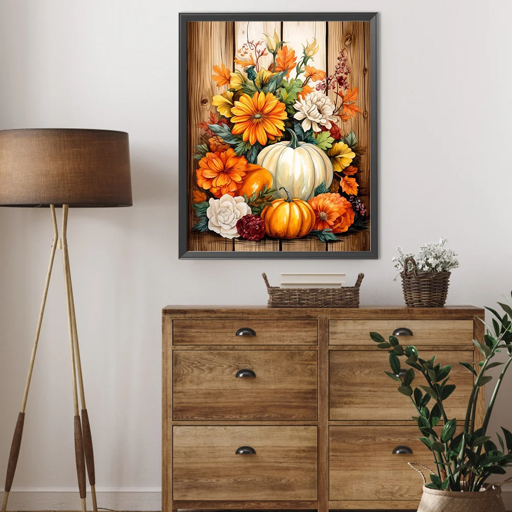 Full Round Diamond Painting 40*50cm - Pumpkin