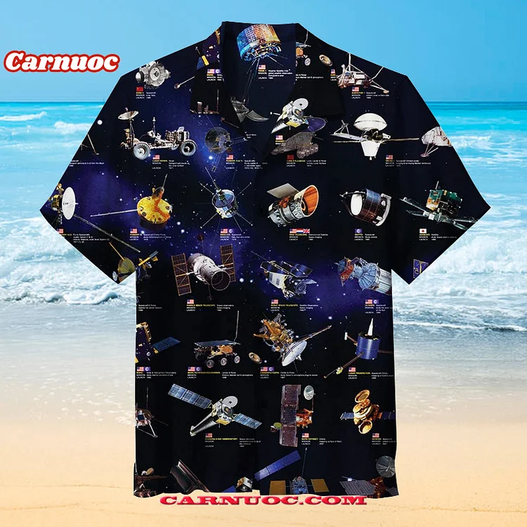 Spacecraft | Unisex Hawaiian Shirt