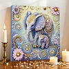 Framed Diamond Painting - Special Shaped - Elephant (25x25cm)