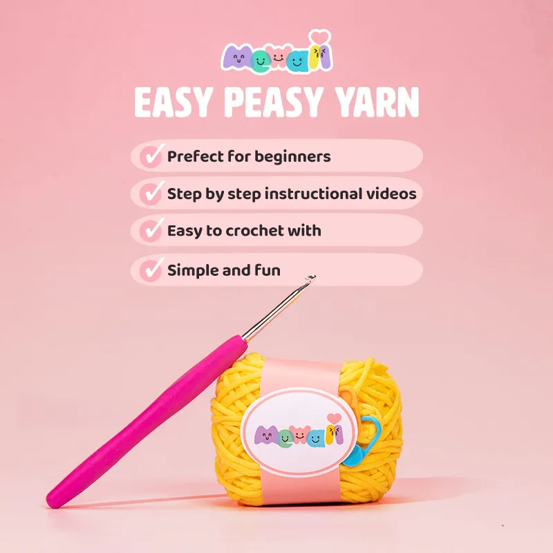 MeWaii MeWaii® Crochet Egg Shaped Capybara Crochet Kit for
