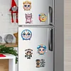 12 STÜCKE 2d flache DIY Diamant Kunst Kühlschrank Aufkleber für Wohnkultur (Wecker)