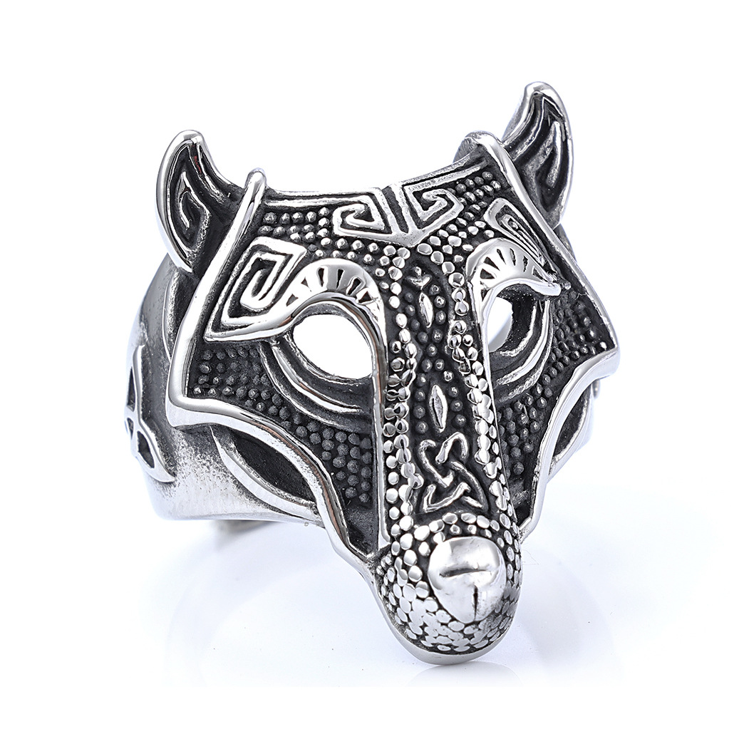 Fenrir's Bite • Viking Wolf Ring — Let the wildness of Norse mythology devour mediocrity.
