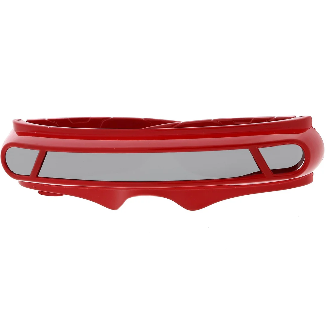 Futuristic Cyclops Shield Colored Mirror Mono Lens Wrap glasses 147mm