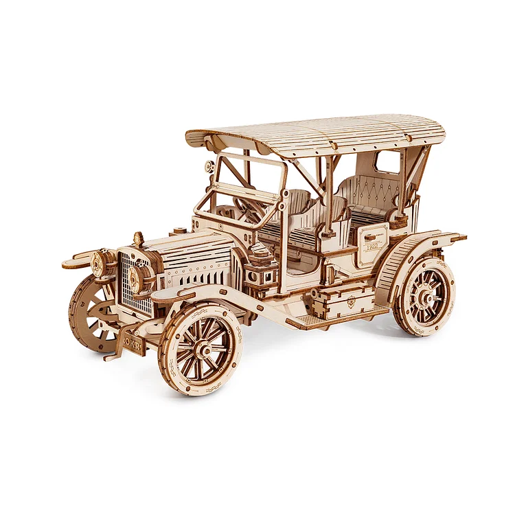 Vintage cheap wooden car