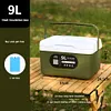 6/9L Camping Car Refrigerator Portable Ice Bucket for Outdoor Camping Fishing