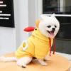 Pet Dog Winter Warm Clothes Cute Duck Shape Plush Coat