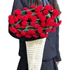 Flower Bouquet Crocheted Blankets Breathable Soft Knitting Throw Blankets Gifts