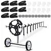 Swimming Blanket Strap Solar Cover Attachment Kit Reel Strap for Swimming Pool