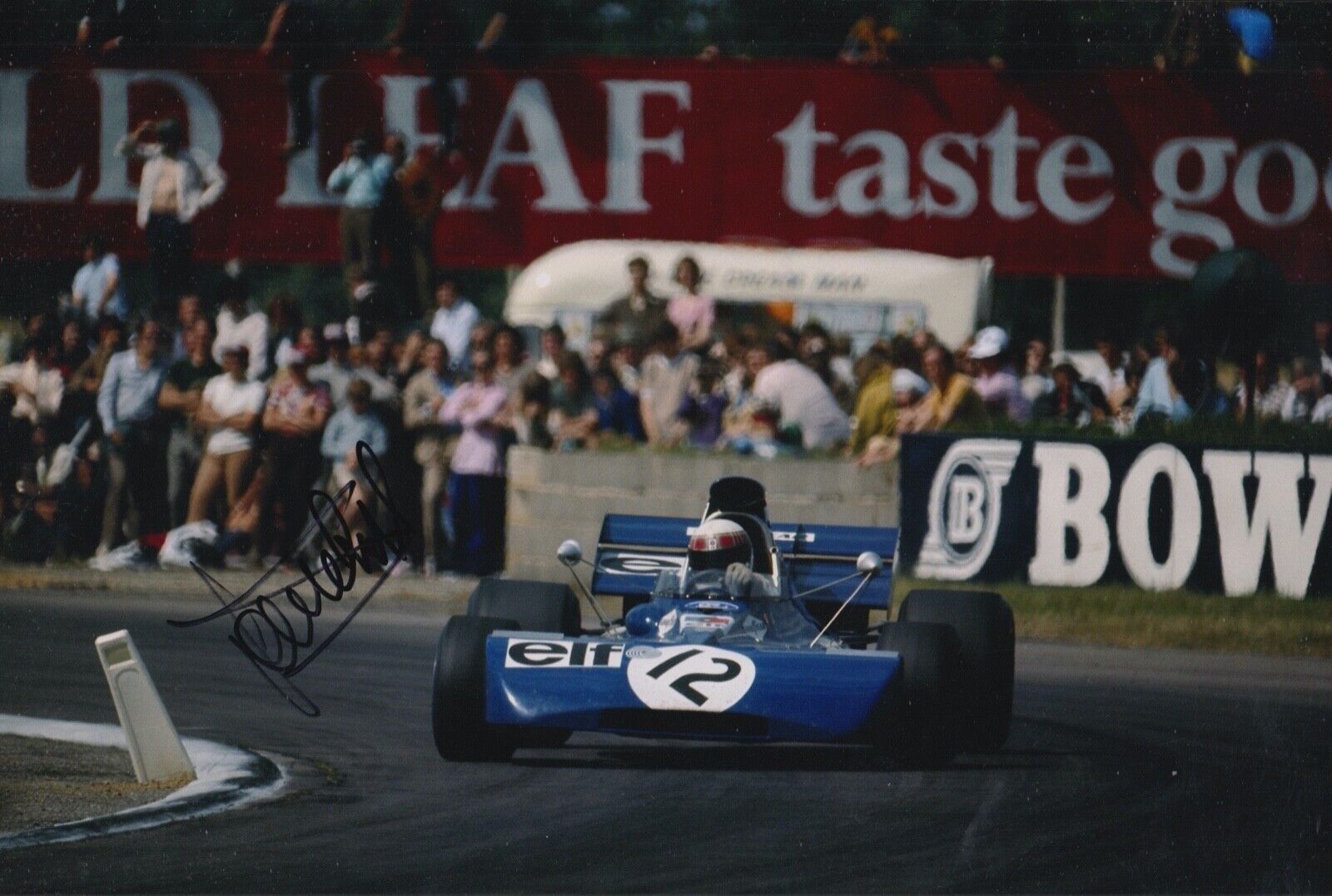 Jackie Stewart Hand Signed 12x8 Photo Poster painting F1 Autograph Elf Team Tyrrell 3