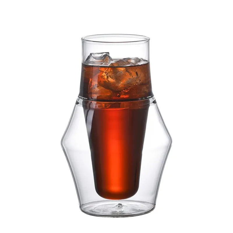 Fromtea Artisan Double Wall Glass Coffee Cup - High Borosilicate _Fromtea&reg; Official Store