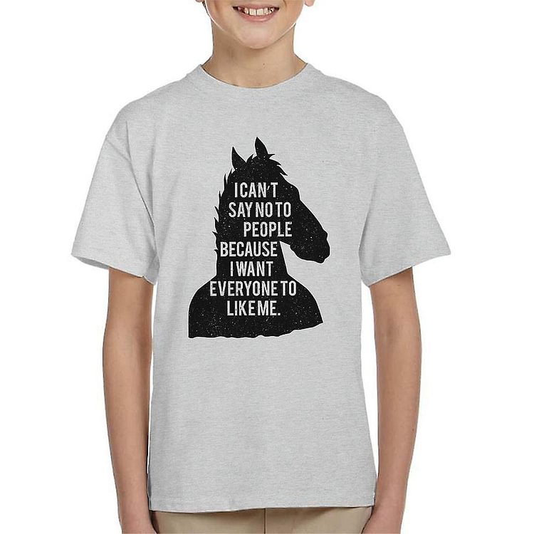 Bojack Horseman Everyone Like Me Kid's T-Shirt