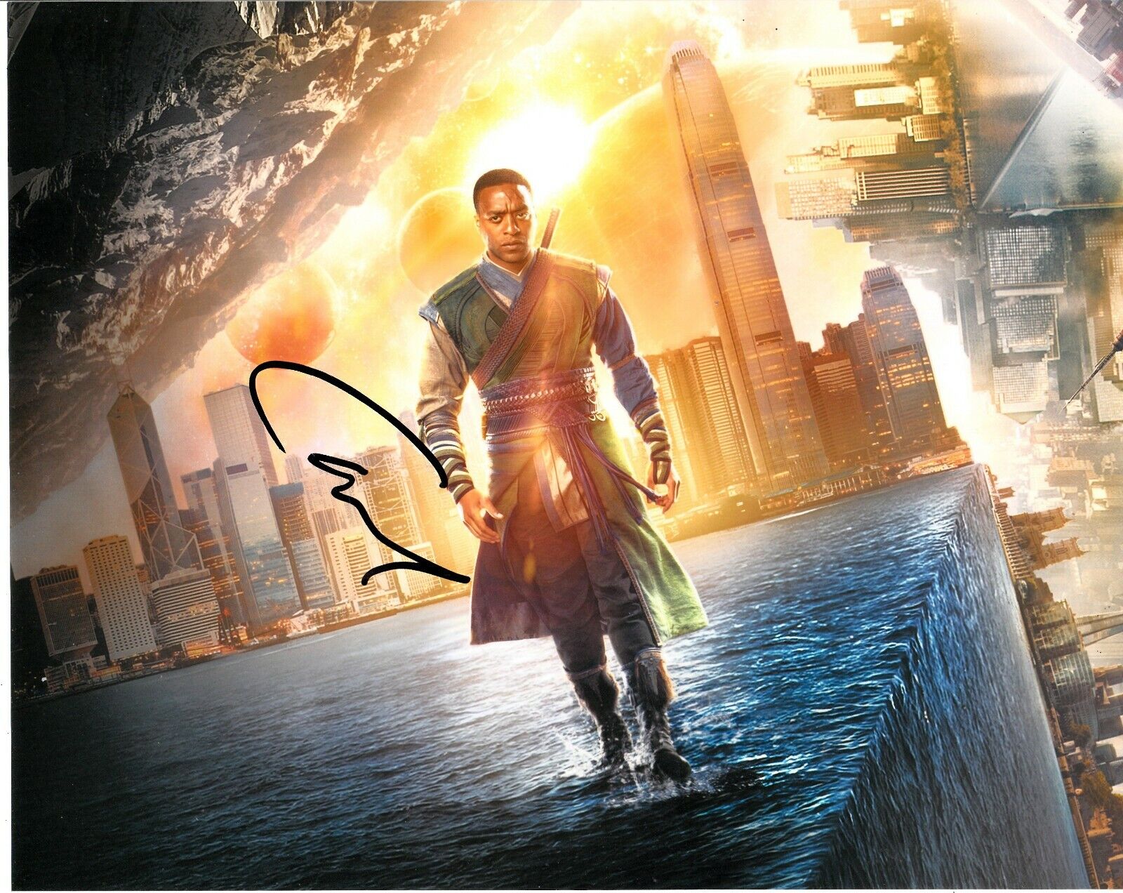 CHIWETEL EJIOFOR SIGNED DOCTOR STRANGE Photo Poster painting UACC REG 242 (2)