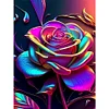 2Pcs/set Diamond Painting-5D Full Round Drill Glitter Rose(40*30 CM)