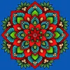 Diamond Painting-DIY Full Round Drill Mandala(40*40CM)