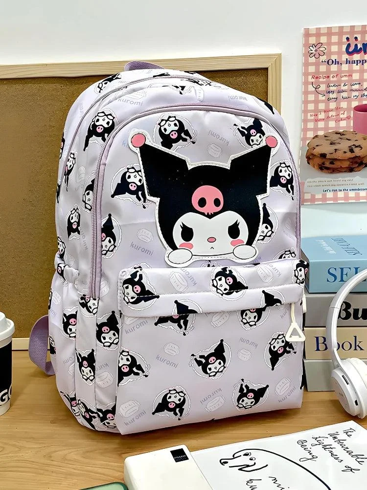 Brownm Characters Backpack